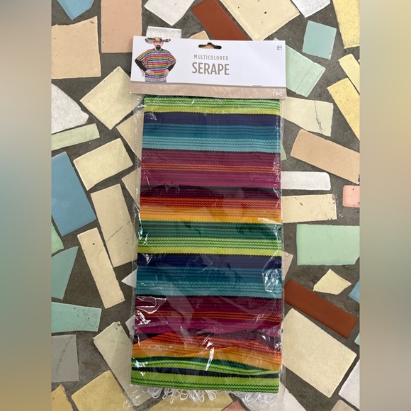 Nwt-Halloween costume- Mexican Serape- OSFA - Picture 3 of 5